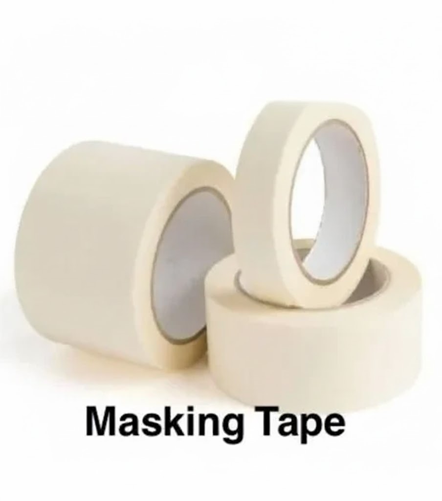 Masking tape roll and application examples